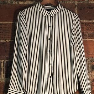 Medium - striped button down